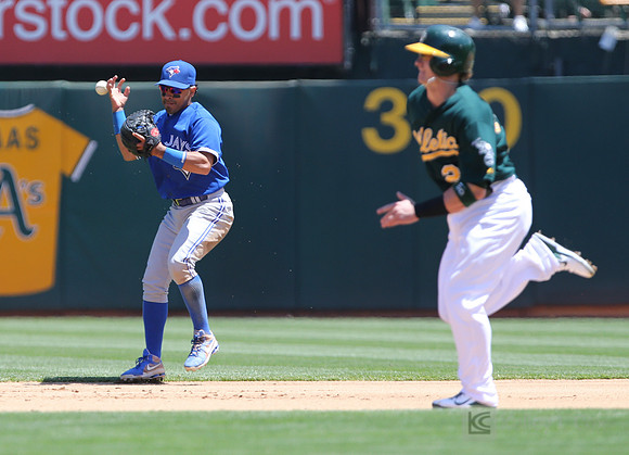 MLB: Toronto Blue Jays at Oakland Athletics