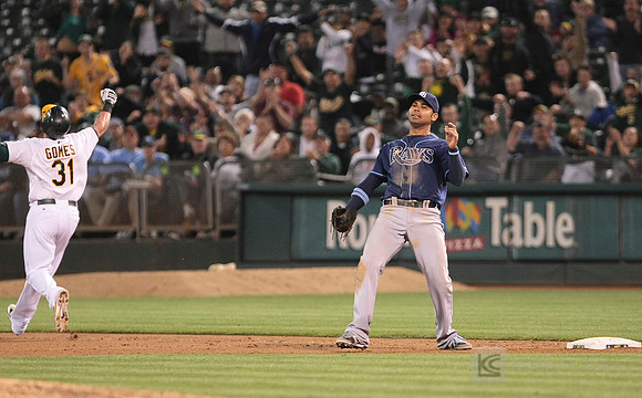 MLB: Tampa Bay Rays at Oakland Athletics