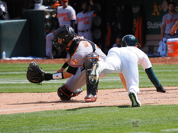 MLB: Baltimore Orioles at Oakland Athletics