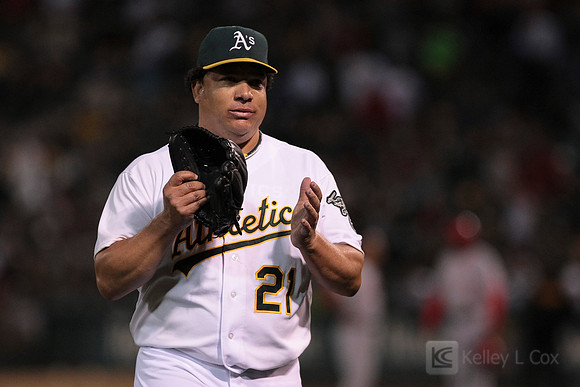 MLB: Los Angeles Angels at Oakland Athletics