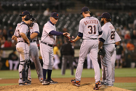 MLB: Detroit Tigers at Oakland Athletics