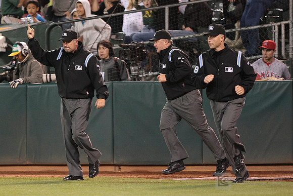 MLB: Los Angeles Angels at Oakland Athletics