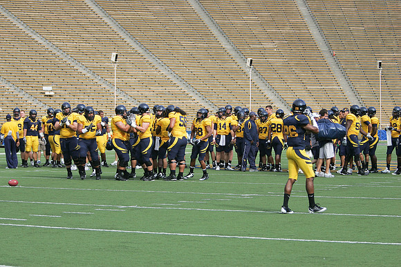 Cal Football Practice