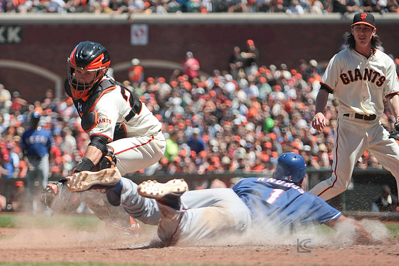 MLB: Texas Rangers at San Francisco Giants