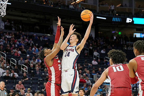 NCAA Basketball: NCAA Tournament West Regional-Arkansas vs Gonzaga