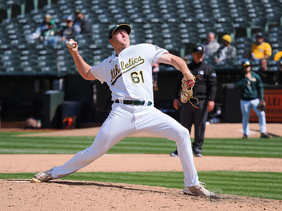 MLB: Baltimore Orioles at Oakland Athletics