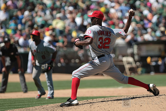 MLB: Los Angeles Angels at Oakland Athletics