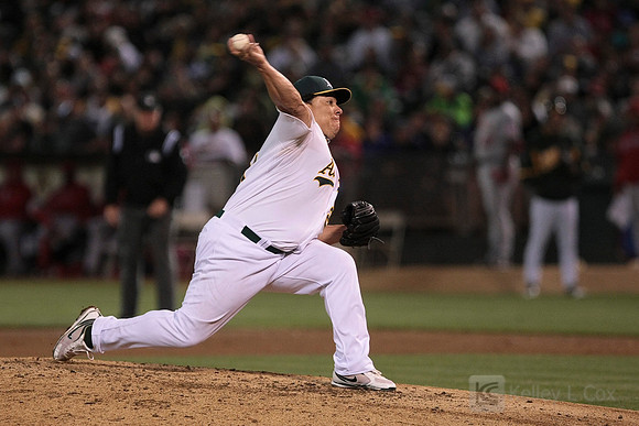 MLB: Los Angeles Angels at Oakland Athletics