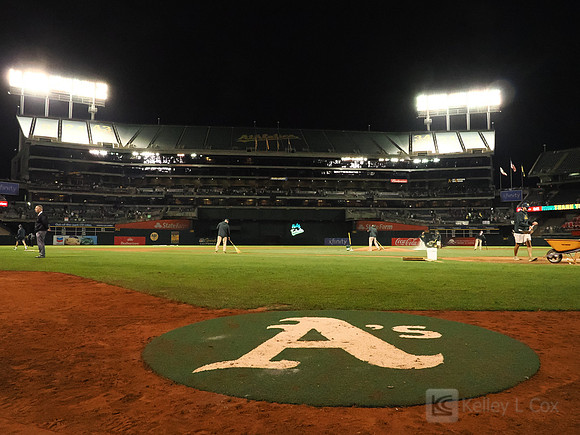 MLB: Texas Rangers at Oakland Athletics