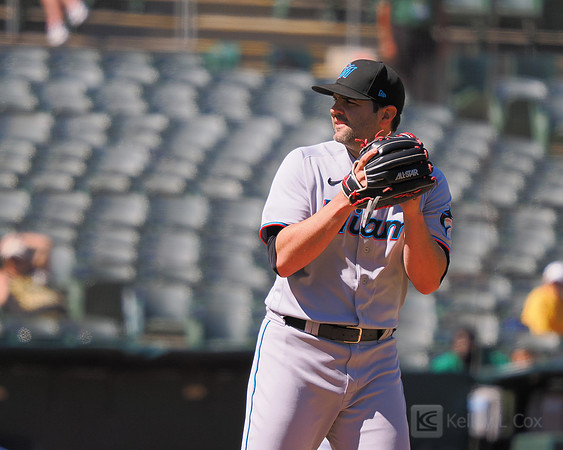 MLB: Miami Marlins at Oakland Athletics