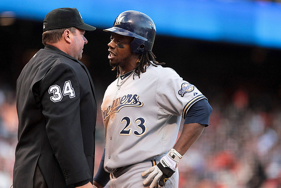 MLB: JUL 23 Brewers at Giants