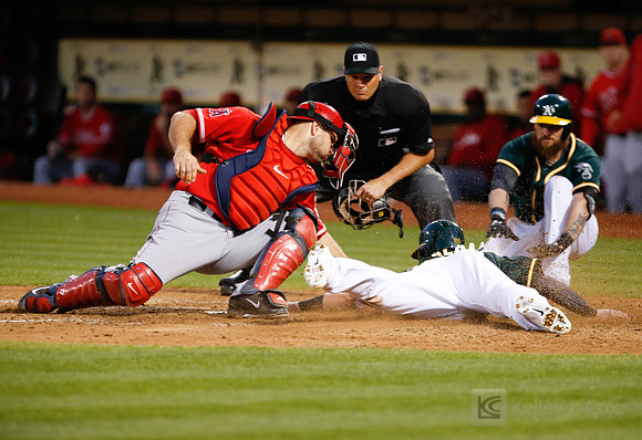 MLB: Los Angeles Angels at Oakland Athletics