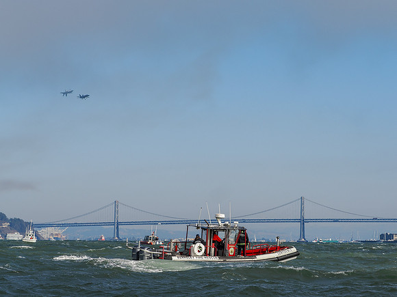 Berkeley Fire Rescue Boat: Blue Angels Air Show