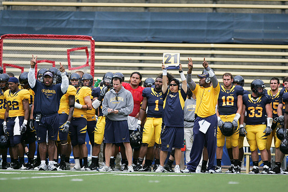 Cal Football Practice