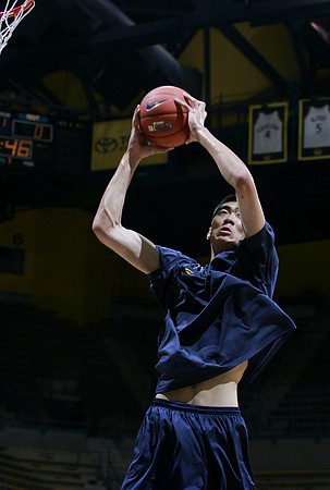 Cal Men's Basketball Practice