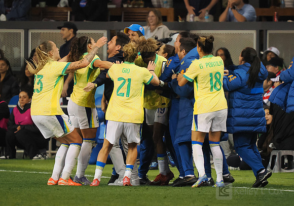 Soccer: International Women's Friendly-Brazil at USWNT