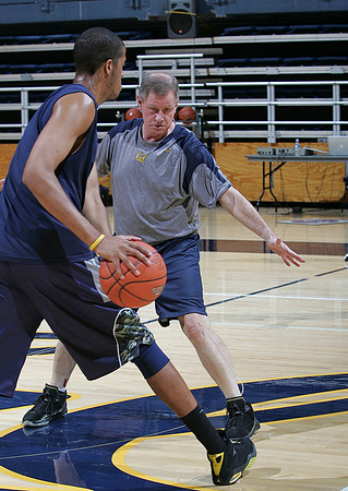 Cal Men's Basketball Practice