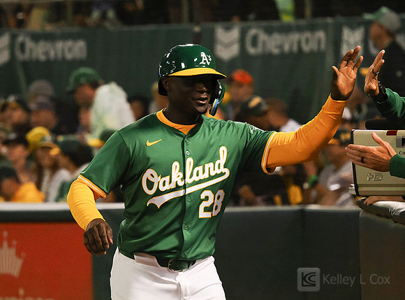 MLB: Texas Rangers at Oakland Athletics