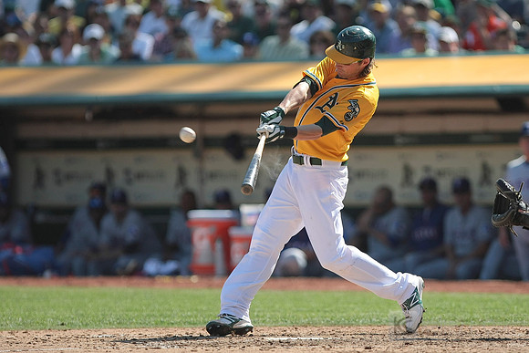 MLB: Texas Rangers at Oakland Athletics