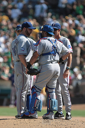 MLB: Texas Rangers at Oakland Athletics