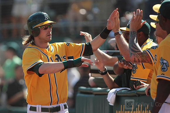 MLB: Texas Rangers at Oakland Athletics
