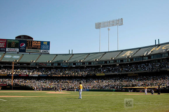 MLB: Texas Rangers at Oakland Athletics
