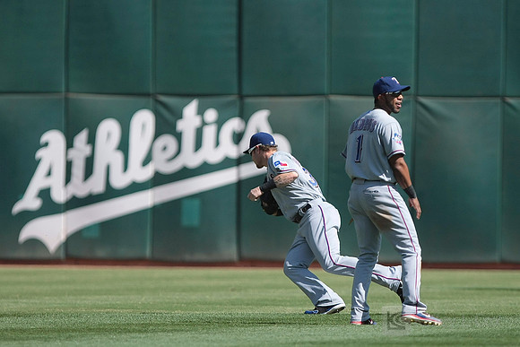 MLB: Texas Rangers at Oakland Athletics