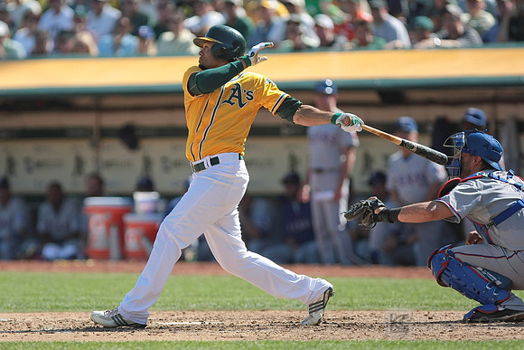 MLB: Texas Rangers at Oakland Athletics