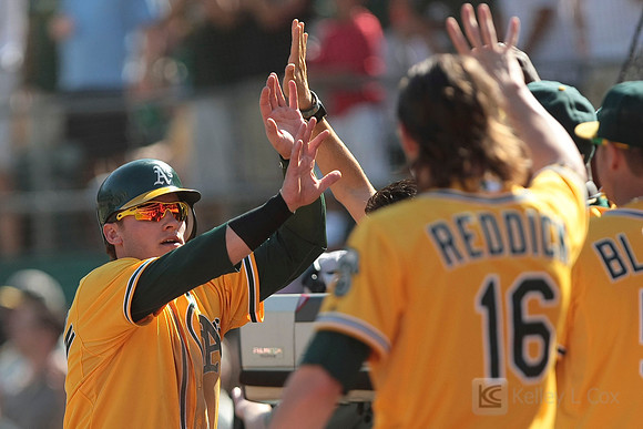 MLB: Texas Rangers at Oakland Athletics