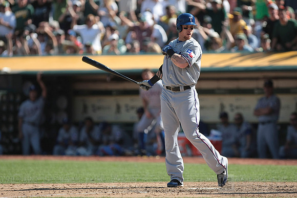 MLB: Texas Rangers at Oakland Athletics