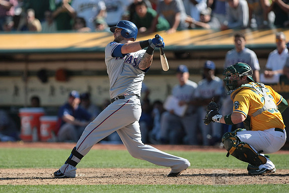 MLB: Texas Rangers at Oakland Athletics