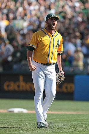 MLB: Texas Rangers at Oakland Athletics