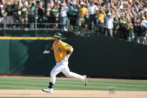MLB: Texas Rangers at Oakland Athletics