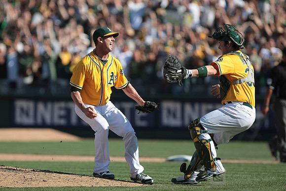MLB: Texas Rangers at Oakland Athletics