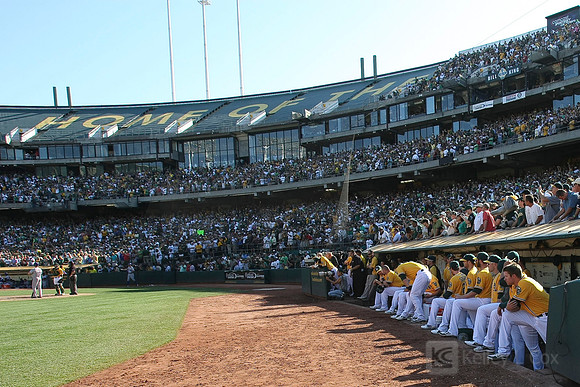 MLB: Texas Rangers at Oakland Athletics