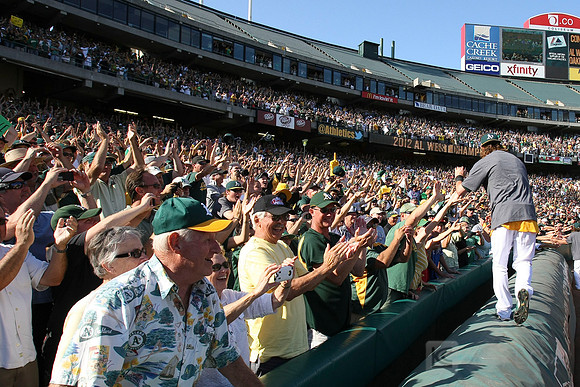 MLB: Texas Rangers at Oakland Athletics