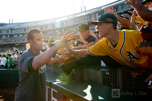 MLB: Texas Rangers at Oakland Athletics