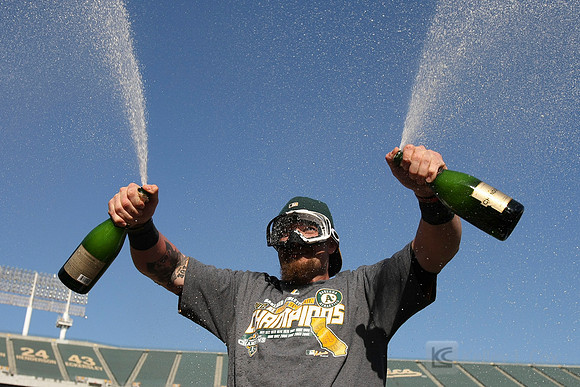 MLB: Texas Rangers at Oakland Athletics