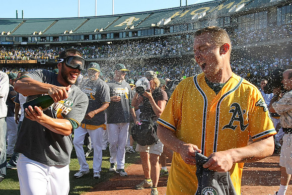 MLB: Texas Rangers at Oakland Athletics