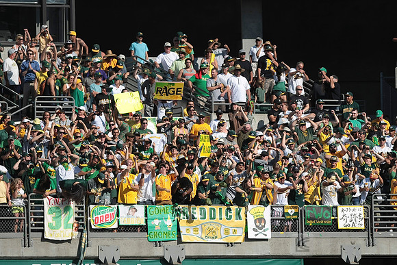 MLB: Texas Rangers at Oakland Athletics