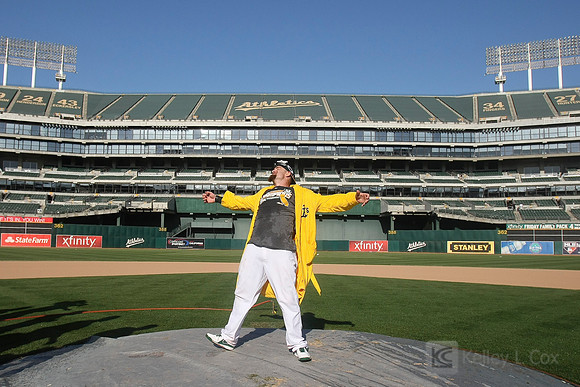 MLB: Texas Rangers at Oakland Athletics