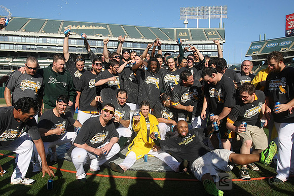 MLB: Texas Rangers at Oakland Athletics