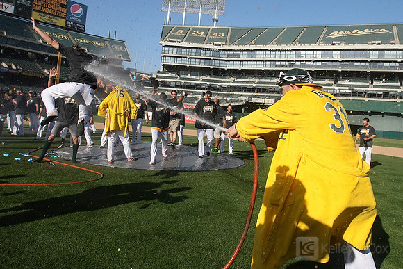 MLB: Texas Rangers at Oakland Athletics