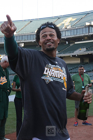 MLB: Texas Rangers at Oakland Athletics