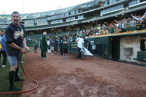 MLB: Texas Rangers at Oakland Athletics