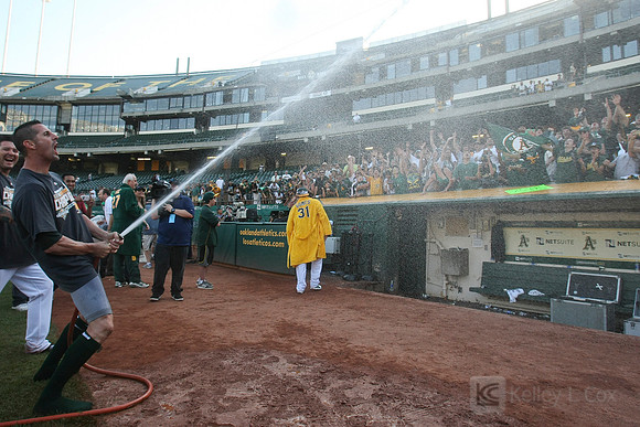 MLB: Texas Rangers at Oakland Athletics
