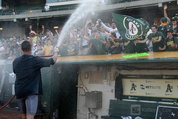 MLB: Texas Rangers at Oakland Athletics