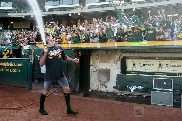 MLB: Texas Rangers at Oakland Athletics