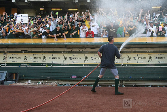 MLB: Texas Rangers at Oakland Athletics
