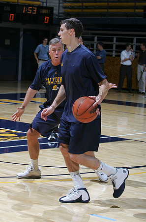 Cal Men's Basketball Practice